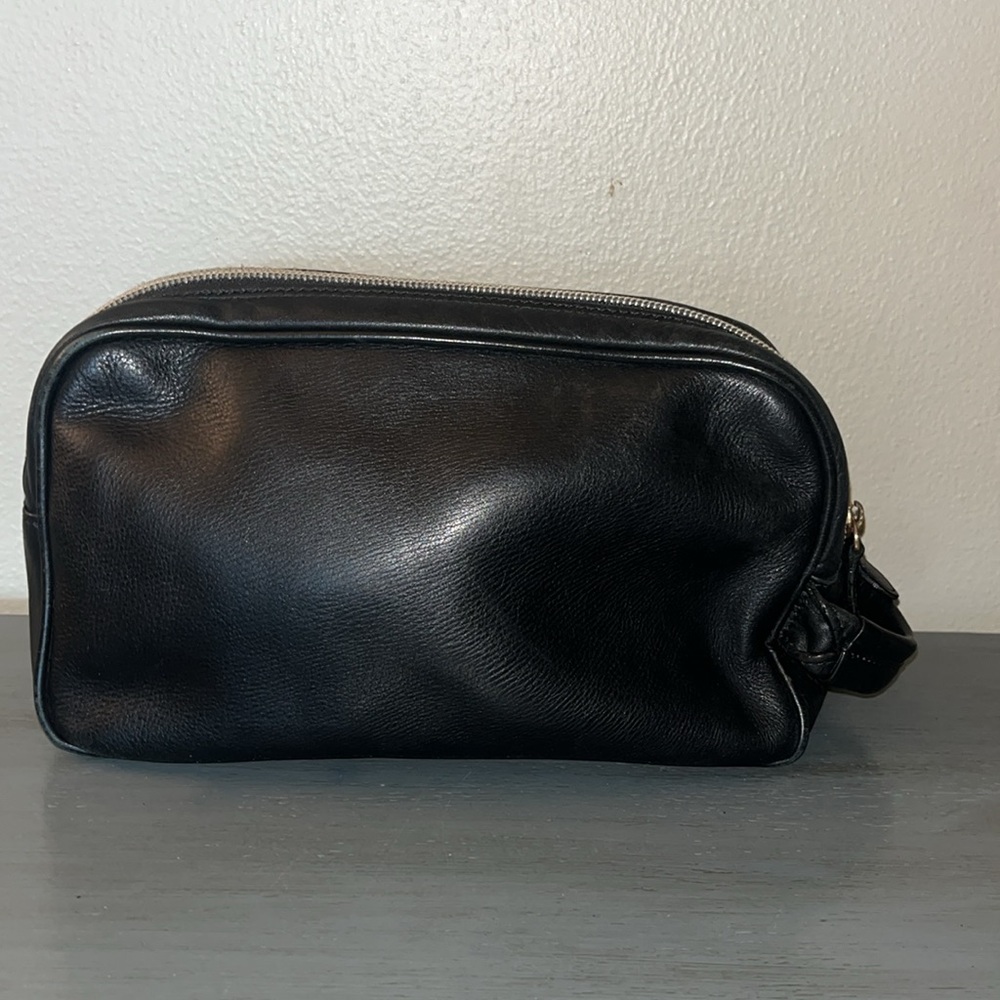 Balenciaga Black Leather Second Toiletry Bag Luxury Balenciaga EUC - Picture 6 of 17